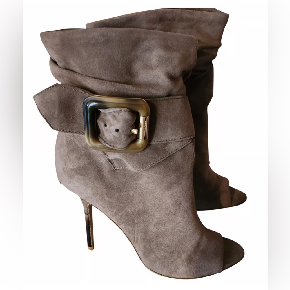 Burberry suede booties - size 39. Only worn once! Like New!